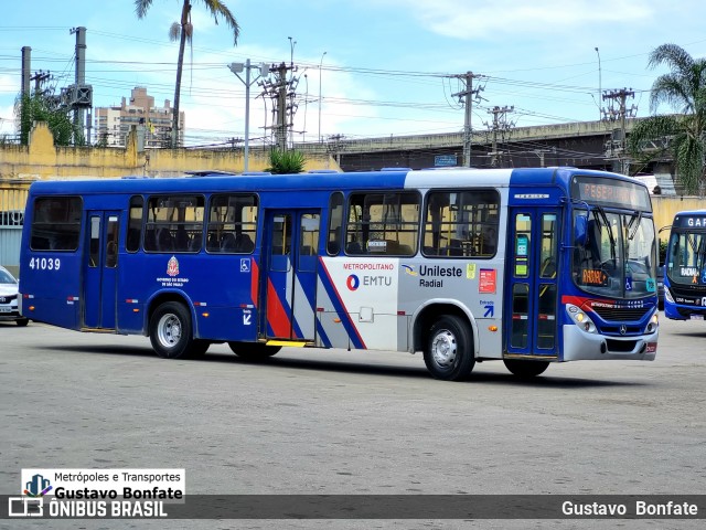Radial Transporte Coletivo 41.039 na cidade de Suzano, São Paulo, Brasil, por Gustavo  Bonfate. ID da foto: 11960842.