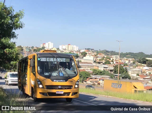 Transporte Suplementar de Belo Horizonte 1160 na cidade de Belo Horizonte, Minas Gerais, Brasil, por Quintal de Casa Ônibus. ID da foto: 11959822.