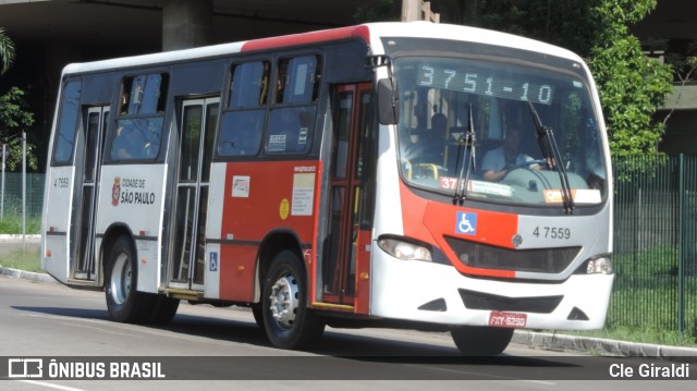 Pêssego Transportes 4 7559 na cidade de São Paulo, São Paulo, Brasil, por Cle Giraldi. ID da foto: 11961405.