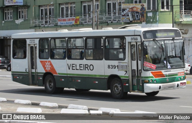 Auto Viação Veleiro 8391 na cidade de Maceió, Alagoas, Brasil, por Müller Peixoto. ID da foto: 11960690.