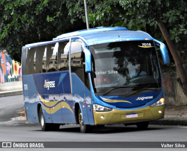 Expresso Angrense 7018 na cidade de Rio de Janeiro, Rio de Janeiro, Brasil, por Valter Silva. ID da foto: 11960033.