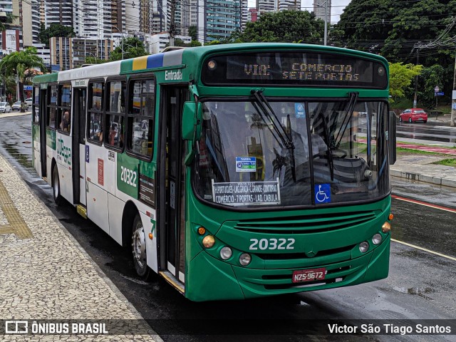 OT Trans - Ótima Salvador Transportes 20322 na cidade de Salvador, Bahia, Brasil, por Victor São Tiago Santos. ID da foto: 11959579.