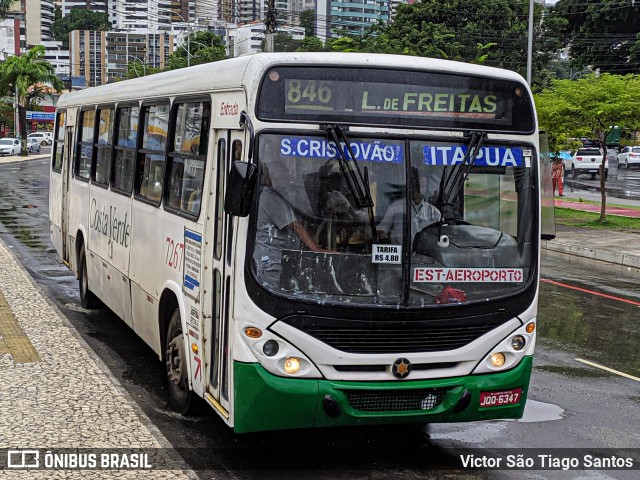 Empresa de Transportes Costa Verde 7267 na cidade de Salvador, Bahia, Brasil, por Victor São Tiago Santos. ID da foto: 11959577.
