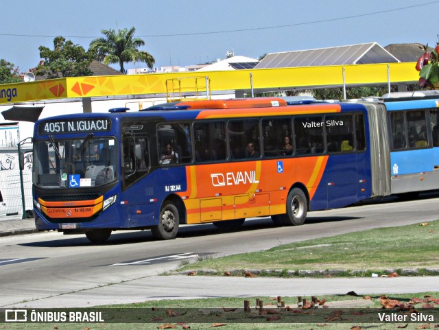 Evanil Transportes e Turismo RJ 132.144 na cidade de Rio de Janeiro, Rio de Janeiro, Brasil, por Valter Silva. ID da foto: 11960014.