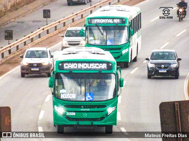 OT Trans - Ótima Salvador Transportes 21529 na cidade de Contagem, Minas Gerais, Brasil, por Mateus Freitas Dias. ID da foto: 11960871.