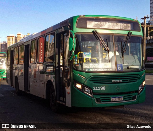 OT Trans - Ótima Salvador Transportes 21198 na cidade de Salvador, Bahia, Brasil, por Silas Azevedo. ID da foto: 11959616.