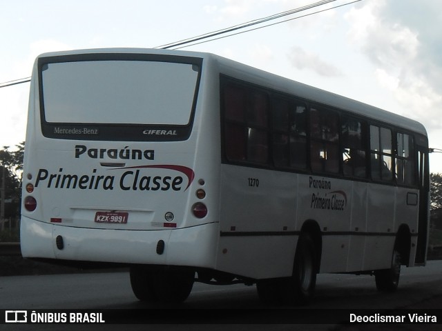 Primeira Classe Transportes 1270 na cidade de Rio Verde, Goiás, Brasil, por Deoclismar Vieira. ID da foto: 11959744.