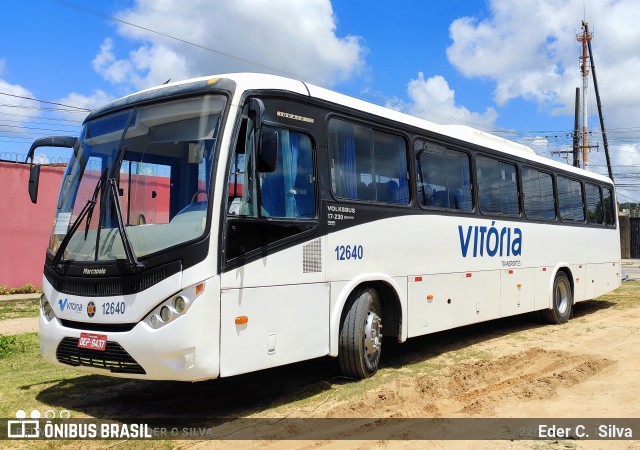 Vitória Transportes 12640 na cidade de Aracaju, Sergipe, Brasil, por Eder C.  Silva. ID da foto: 11961108.