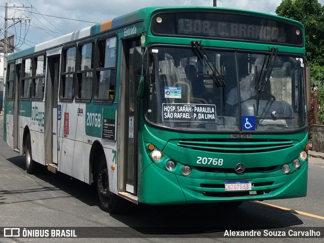 OT Trans - Ótima Salvador Transportes 20768 na cidade de Salvador, Bahia, Brasil, por Alexandre Souza Carvalho. ID da foto: 11962472.