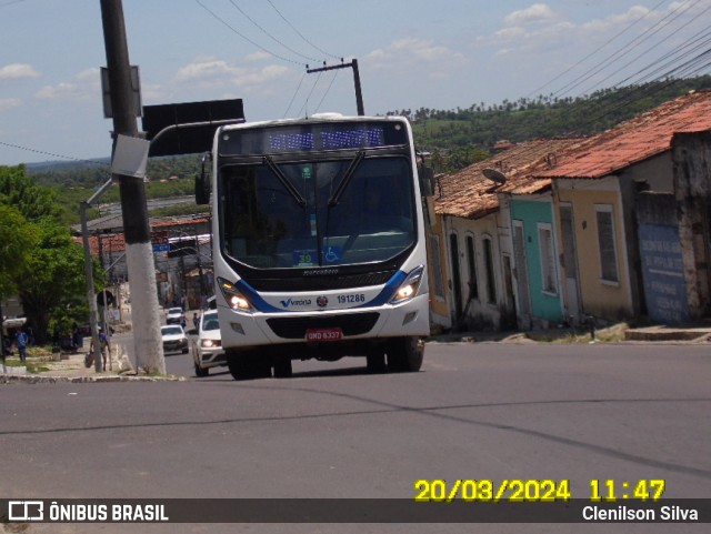 Vitória Transportes 191286 na cidade de São Cristóvão, Sergipe, Brasil, por Clenilson Silva . ID da foto: 11962177.