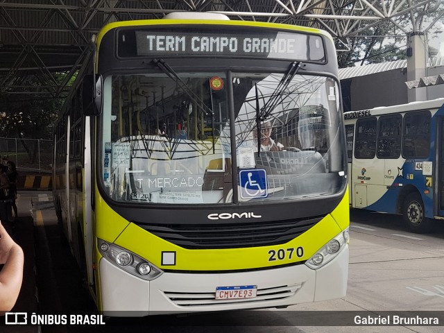 Itajaí Transportes Coletivos 2070 na cidade de Campinas, São Paulo, Brasil, por Gabriel Brunhara. ID da foto: 11963866.