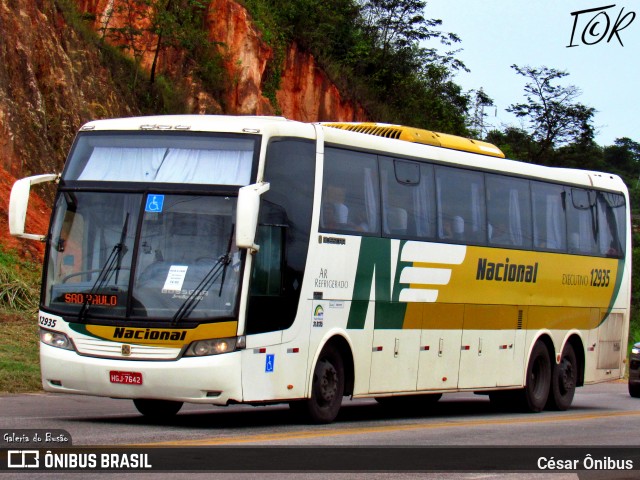 Viação Nacional 12935 na cidade de Sabará, Minas Gerais, Brasil, por César Ônibus. ID da foto: 11962968.