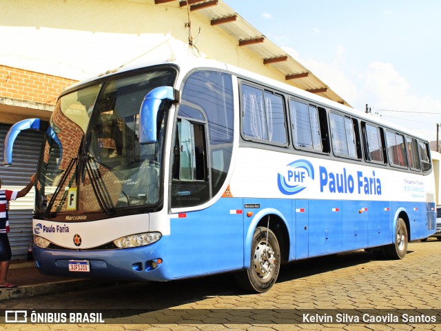 Paulo Faria - PHF Transportes 1J10 na cidade de Três Pontas, Minas Gerais, Brasil, por Kelvin Silva Caovila Santos. ID da foto: 11962909.