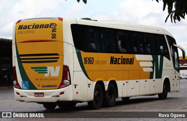 Viação Nacional 16160 na cidade de Vitória da Conquista, Bahia, Brasil, por Rava Ogawa. ID da foto: 11963388.