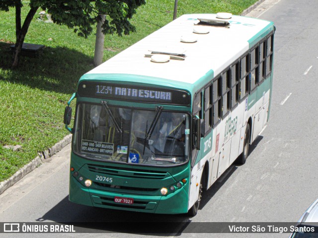 OT Trans - Ótima Salvador Transportes 20745 na cidade de Salvador, Bahia, Brasil, por Victor São Tiago Santos. ID da foto: 11961553.
