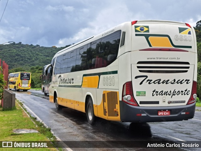 Transur - Transporte Rodoviário Mansur 6620 na cidade de Juiz de Fora, Minas Gerais, Brasil, por Antônio Carlos Rosário. ID da foto: 11962259.