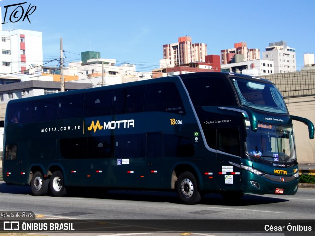 Viação Motta 18006 na cidade de Belo Horizonte, Minas Gerais, Brasil, por César Ônibus. ID da foto: 11963656.