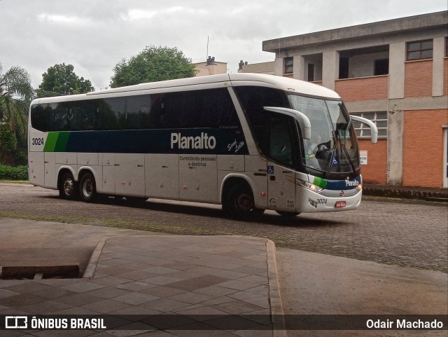 Planalto Transportes 3024 na cidade de Santa Maria, Rio Grande do Sul, Brasil, por Odair Machado. ID da foto: 11963618.