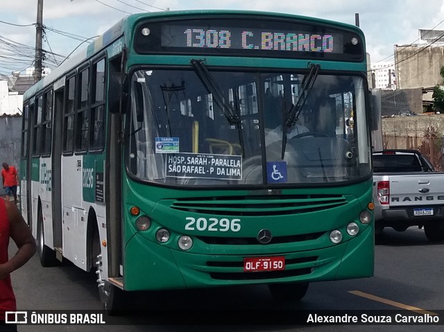 OT Trans - Ótima Salvador Transportes 20296 na cidade de Salvador, Bahia, Brasil, por Alexandre Souza Carvalho. ID da foto: 11962567.