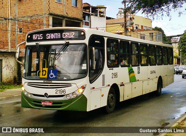 Central de Salvador Transportes Urbanos 2196 na cidade de Salvador, Bahia, Brasil, por Gustavo Santos Lima. ID da foto: 11962461.