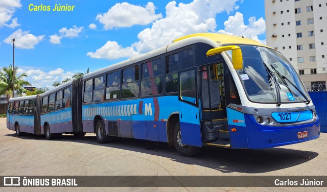 Metrobus 1027 na cidade de Goiânia, Goiás, Brasil, por Carlos Júnior. ID da foto: 11965543.