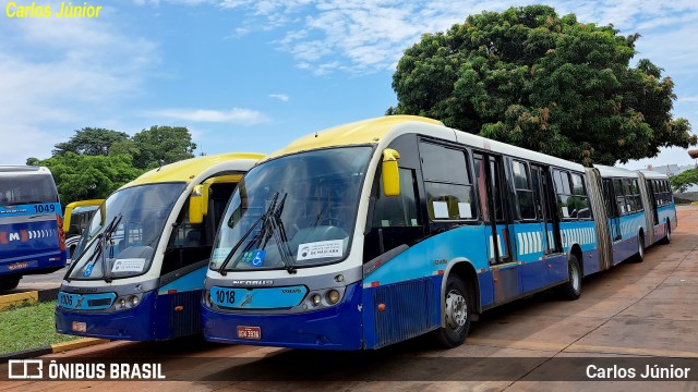 Metrobus 1018 na cidade de Goiânia, Goiás, Brasil, por Carlos Júnior. ID da foto: 11965644.