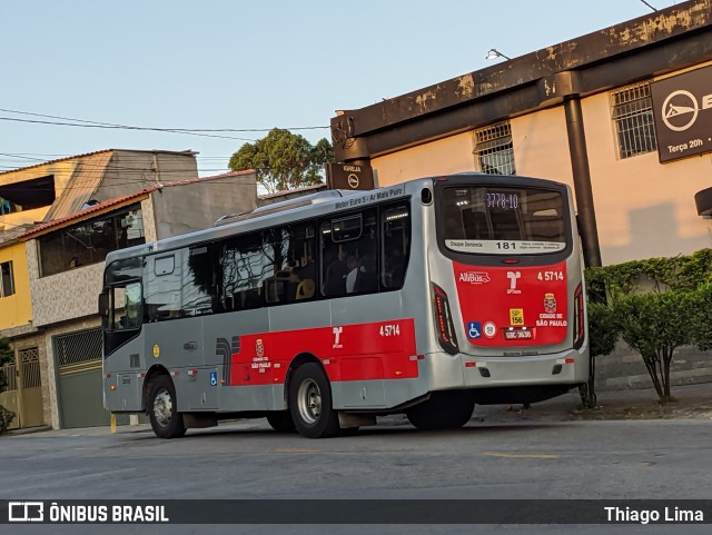 Allibus Transportes 4 5714 na cidade de São Paulo, São Paulo, Brasil, por Thiago Lima. ID da foto: 11964803.
