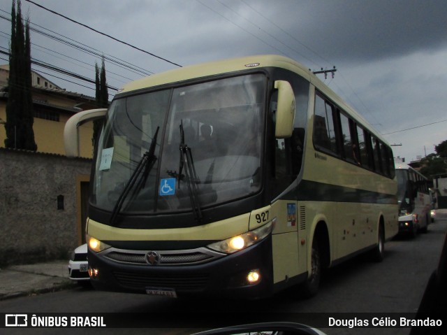 Ônibus Particulares 927 na cidade de Belo Horizonte, Minas Gerais, Brasil, por Douglas Célio Brandao. ID da foto: 11965069.