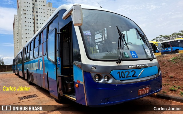 Metrobus 1022 na cidade de Goiânia, Goiás, Brasil, por Carlos Júnior. ID da foto: 11965649.