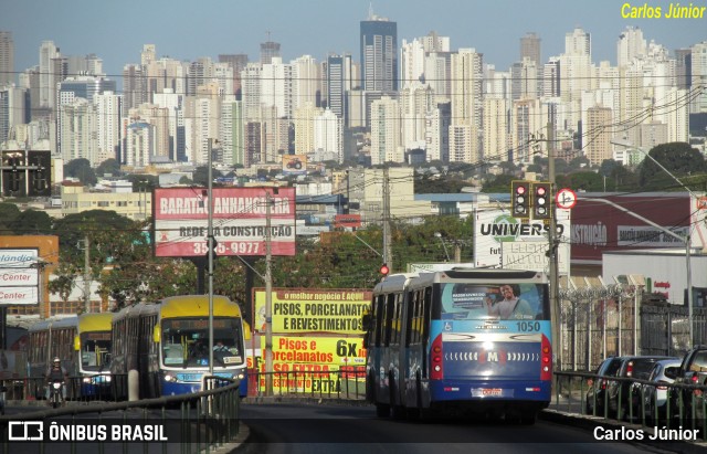 Metrobus 1050 na cidade de Goiânia, Goiás, Brasil, por Carlos Júnior. ID da foto: 11965671.