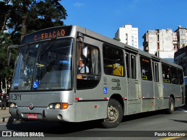 Auto Viação Mercês ML301 na cidade de Curitiba, Paraná, Brasil, por Paulo Gustavo. ID da foto: 11965881.