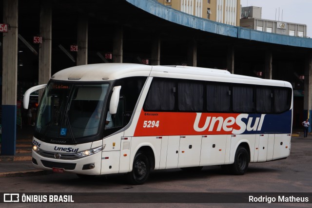 Unesul de Transportes 5294 na cidade de Porto Alegre, Rio Grande do Sul, Brasil, por Rodrigo Matheus. ID da foto: 11965236.
