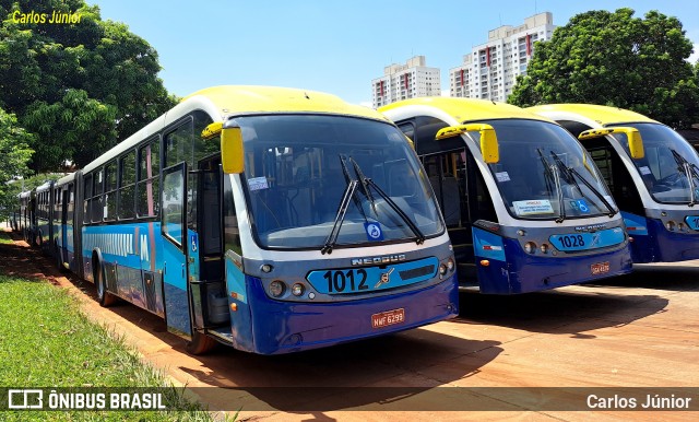 Metrobus 1012 na cidade de Goiânia, Goiás, Brasil, por Carlos Júnior. ID da foto: 11965613.
