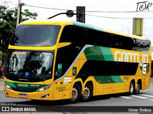 Empresa Gontijo de Transportes 25025 na cidade de Belo Horizonte, Minas Gerais, Brasil, por César Ônibus. ID da foto: 11964830.