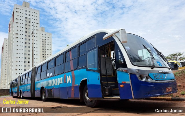 Metrobus 1022 na cidade de Goiânia, Goiás, Brasil, por Carlos Júnior. ID da foto: 11965658.