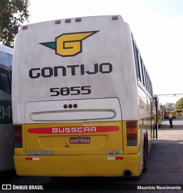Empresa Gontijo de Transportes 5855 na cidade de Belo Horizonte, Minas Gerais, Brasil, por Maurício Nascimento. ID da foto: 11965980.