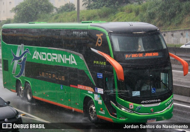 Empresa de Transportes Andorinha 7055 na cidade de São João de Meriti, Rio de Janeiro, Brasil, por Jordan Santos do Nascimento. ID da foto: 11964559.