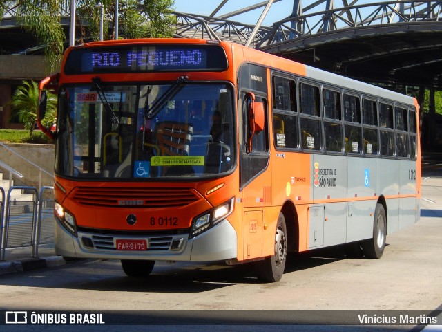 TRANSPPASS - Transporte de Passageiros 8 0112 na cidade de São Paulo, São Paulo, Brasil, por Vinicius Martins. ID da foto: 11964444.