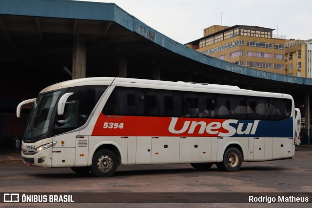 Unesul de Transportes 5394 na cidade de Porto Alegre, Rio Grande do Sul, Brasil, por Rodrigo Matheus. ID da foto: 11965030.