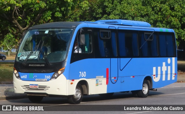 UTIL - União Transporte Interestadual de Luxo 760 na cidade de Rio de Janeiro, Rio de Janeiro, Brasil, por Leandro Machado de Castro. ID da foto: 11964266.