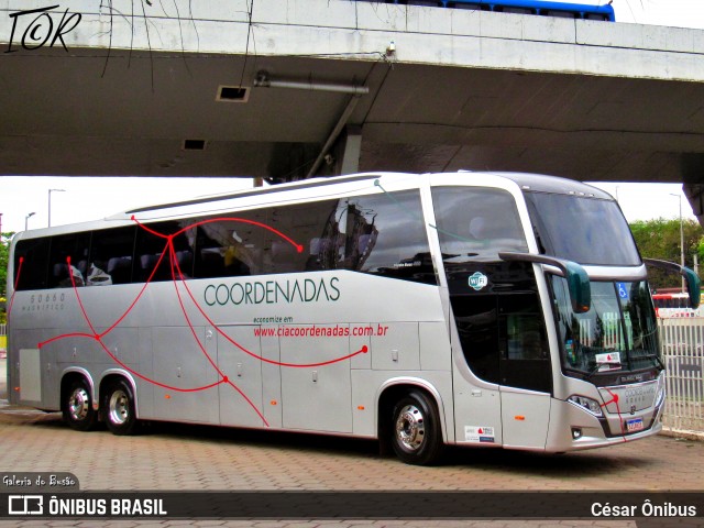 Companhia Coordenadas de Transportes 50660 na cidade de Belo Horizonte, Minas Gerais, Brasil, por César Ônibus. ID da foto: 11964891.