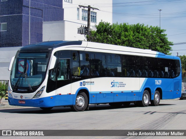 Canasvieiras Transportes 11629 na cidade de Florianópolis, Santa Catarina, Brasil, por João Antonio Müller Muller. ID da foto: 11964568.