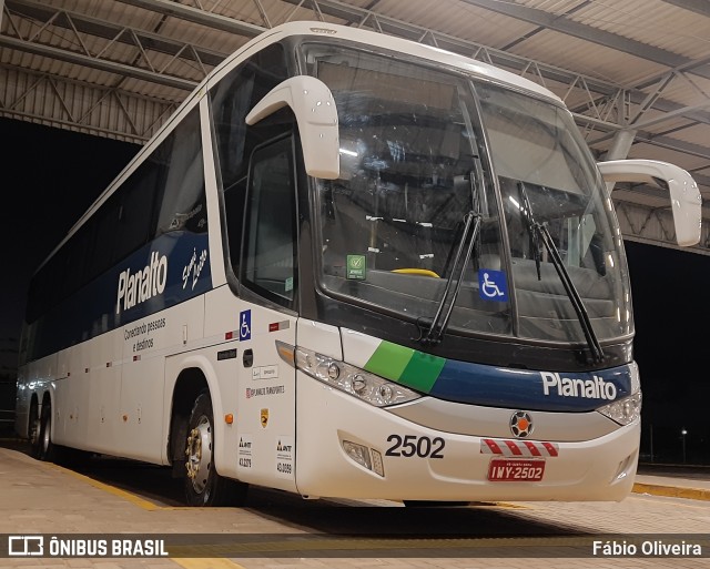 Planalto Transportes 2502 na cidade de Rio Grande, Rio Grande do Sul, Brasil, por Fábio Oliveira. ID da foto: 11965495.
