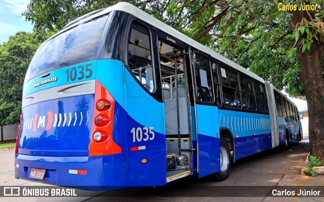Metrobus 1035 na cidade de Goiânia, Goiás, Brasil, por Carlos Júnior. ID da foto: 11965651.