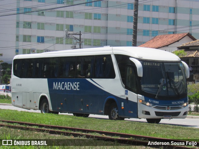 Rápido Macaense RJ 150.002 na cidade de Macaé, Rio de Janeiro, Brasil, por Anderson Sousa Feijó. ID da foto: 11965434.