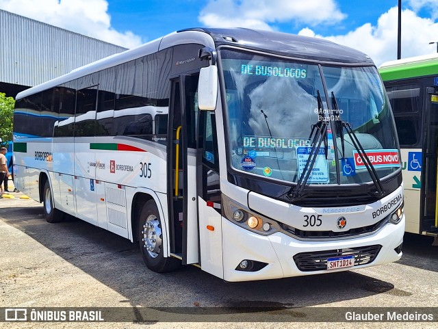 Borborema Imperial Transportes 305 na cidade de Caruaru, Pernambuco, Brasil, por Glauber Medeiros. ID da foto: 11965507.