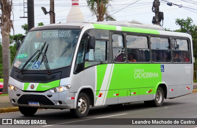 Transbus Cachoeirinha 935 na cidade de Cachoeirinha, Rio Grande do Sul, Brasil, por Leandro Machado de Castro. ID da foto: 11964270.