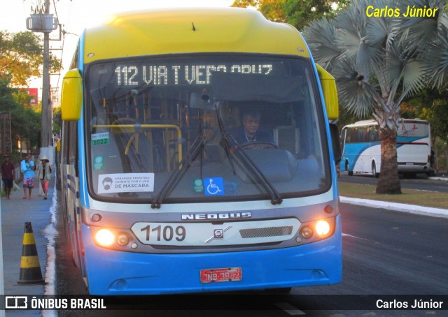 Metrobus 1109 na cidade de Trindade, Goiás, Brasil, por Carlos Júnior. ID da foto: 11965521.