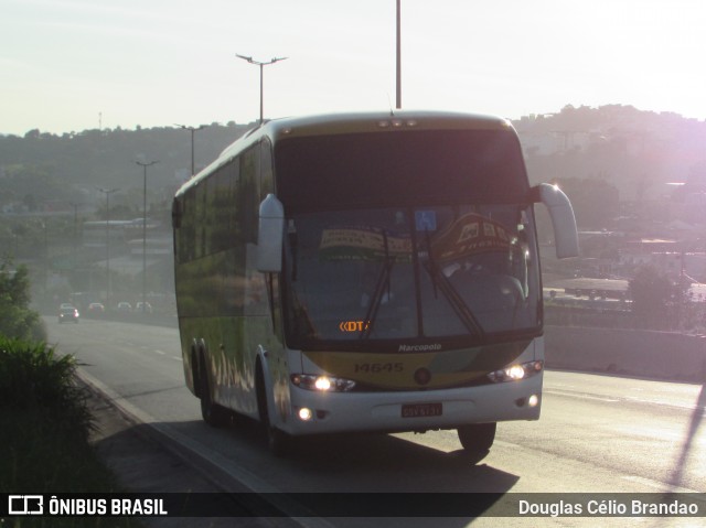 Empresa Gontijo de Transportes 14645 na cidade de Belo Horizonte, Minas Gerais, Brasil, por Douglas Célio Brandao. ID da foto: 11965833.