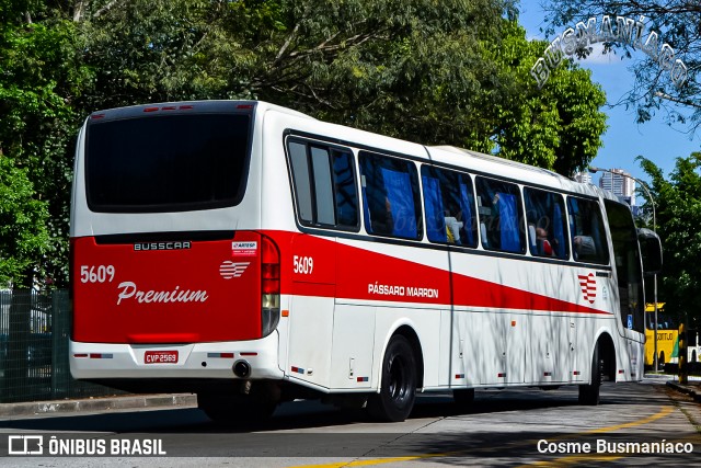 Empresa de Ônibus Pássaro Marron 5609 na cidade de São Paulo, São Paulo, Brasil, por Cosme Busmaníaco. ID da foto: 11964820.